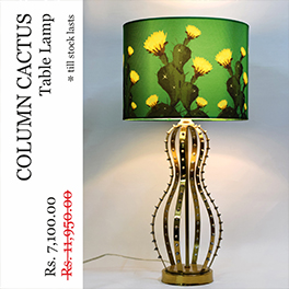 Column Cactus Table Lamp